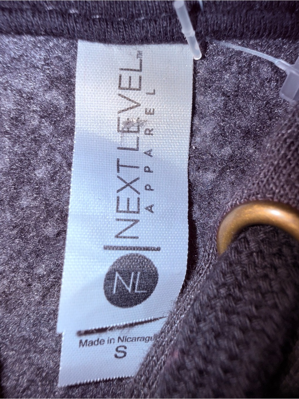 New Orleans Saints Next Level Apparel Black Hoodie “I’m No Angel-I’m A Saint” - Picture 3 of 3